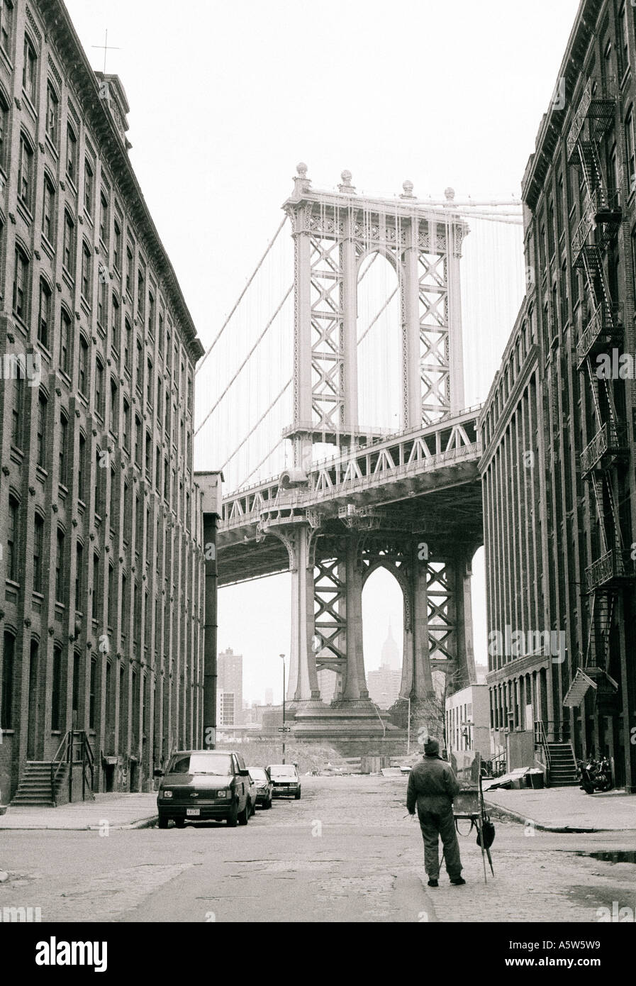 L'île de Manhattan à New York aux États-Unis d'Amérique USA Banque D'Images