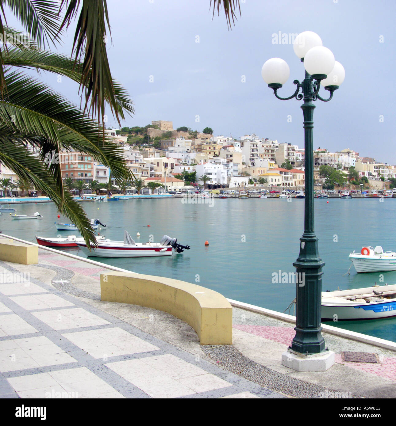 ORMOS SITIA SITIAS porto port harbour hafen Crète Grèce KRETA Griechenland CRETIAN Banque D'Images