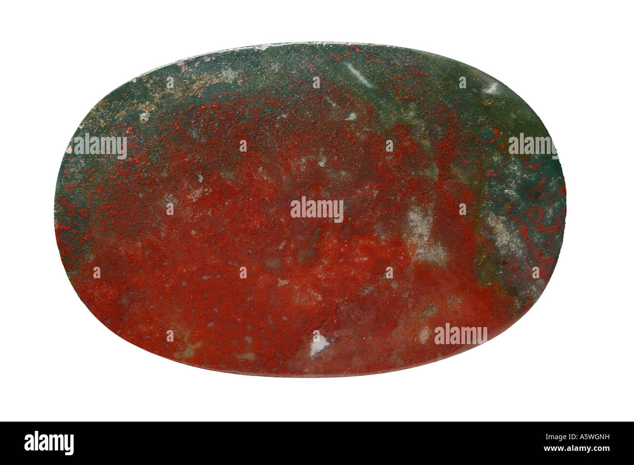 Série de Birthstone Bloodstone Banque D'Images