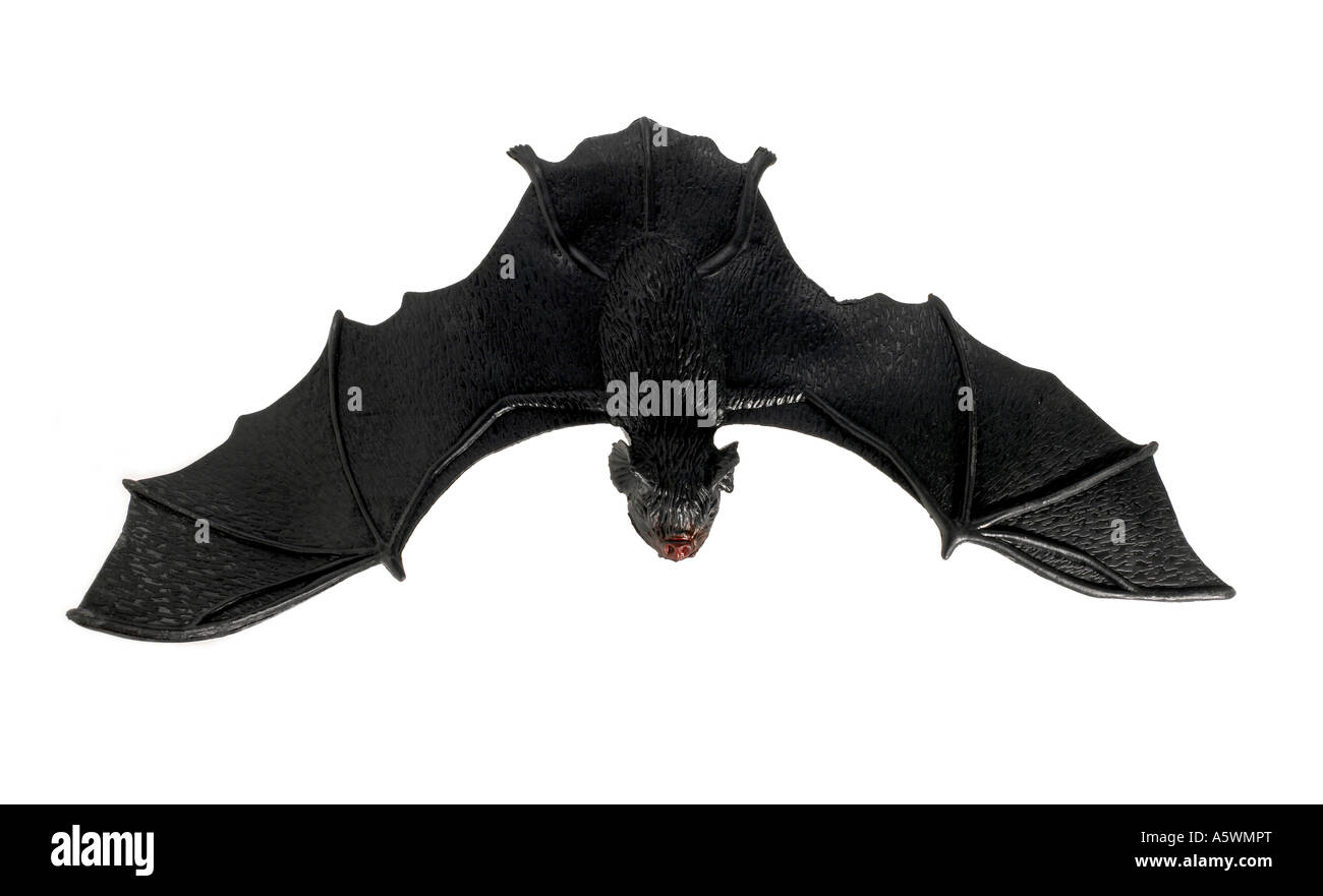 Silhouette de chauve-souris Banque D'Images