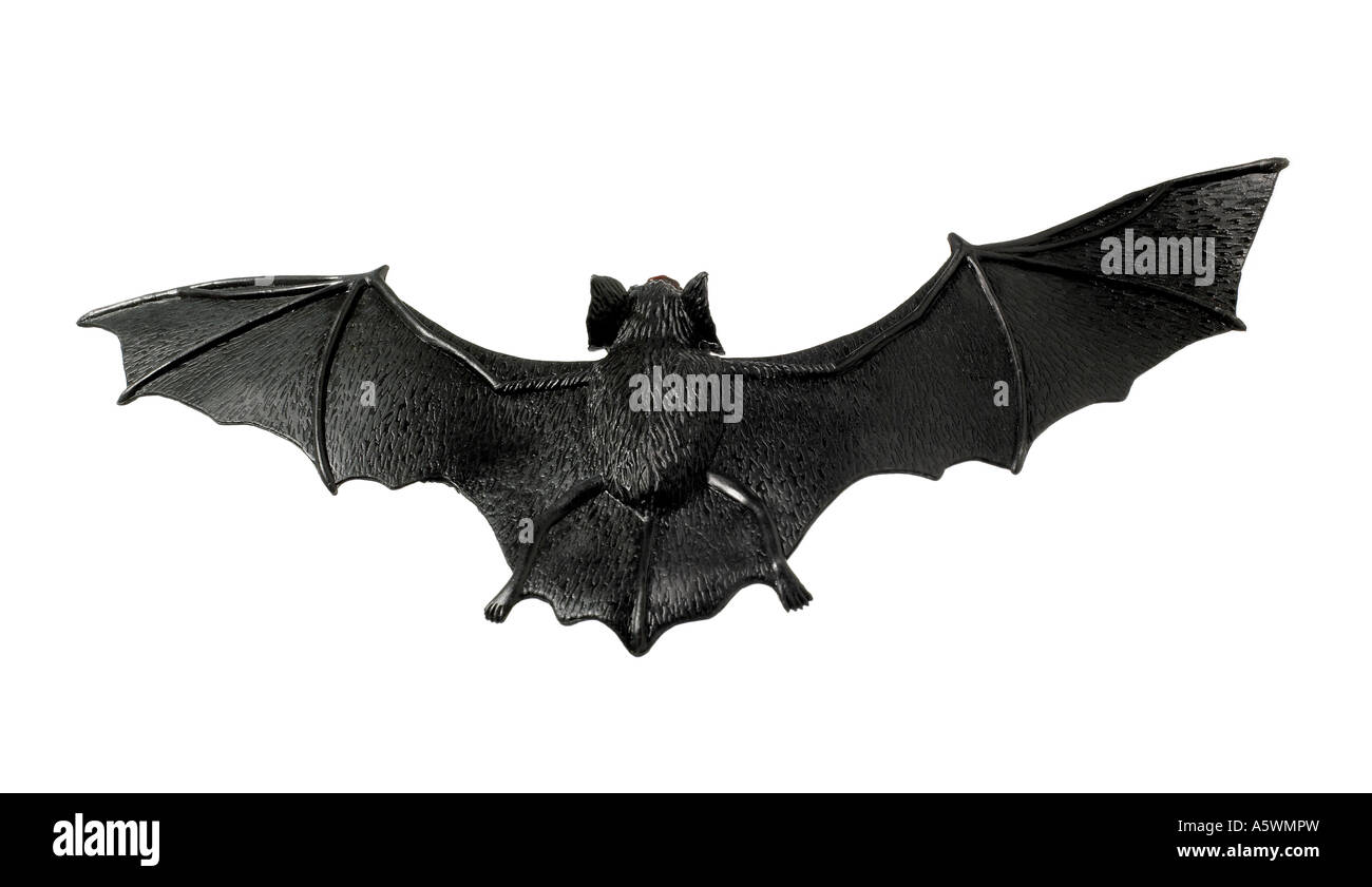 Silhouette de chauve-souris Banque D'Images