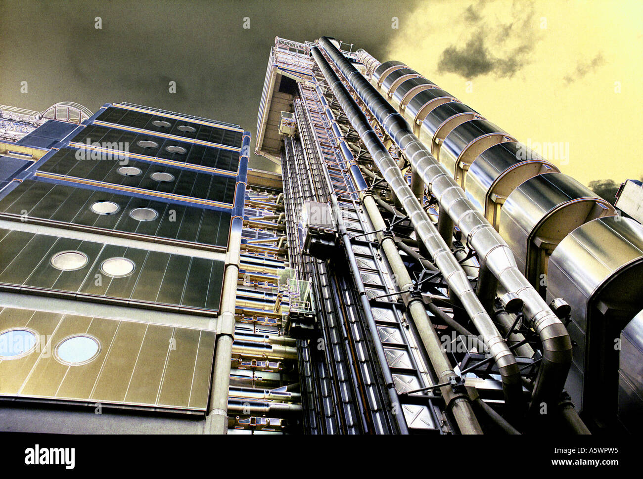 Bâtiment de la Lloyds de Londres Angleterre Royaume-Uni UK Banque D'Images