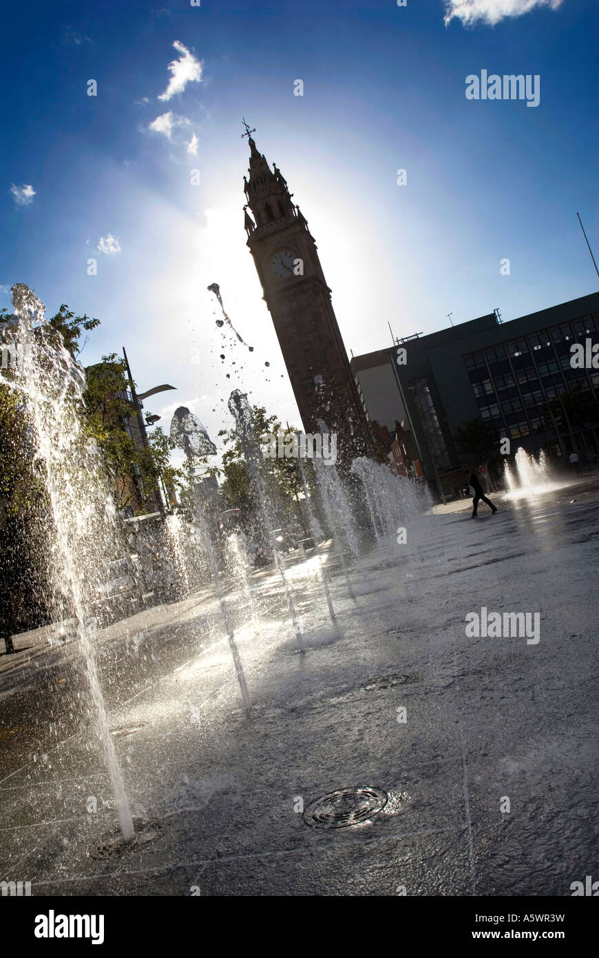 Custom House Square, Belfast, en Irlande du Nord Banque D'Images