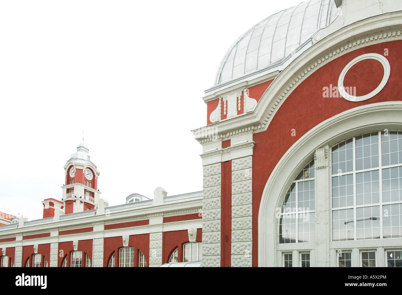 La gare de Varna sur la côte de la mer Noire est de l'Europe Bulgarie Ville Banque D'Images