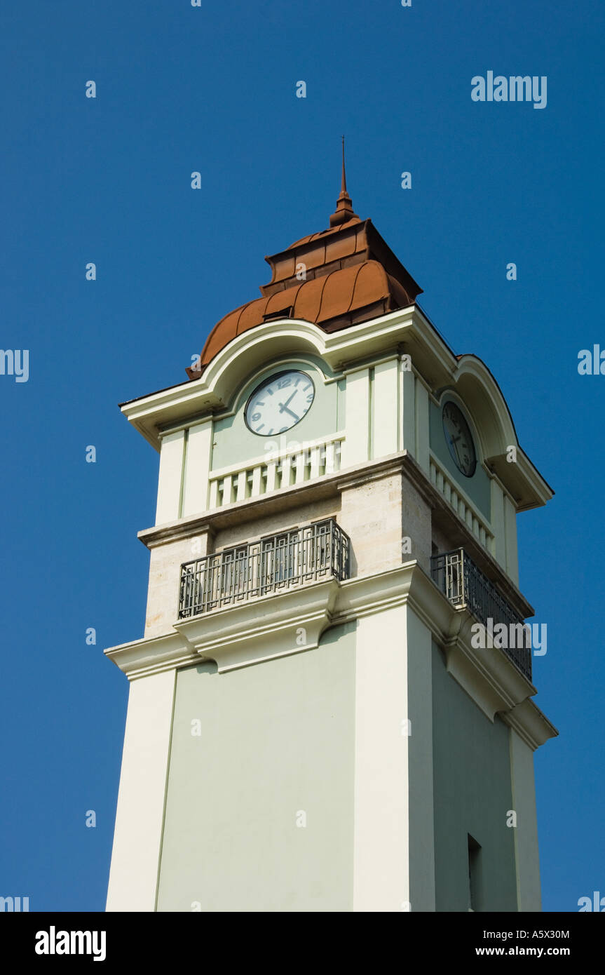 La gare de Burgas sur la côte de la mer Noire est de l'Europe Bulgarie Ville Banque D'Images