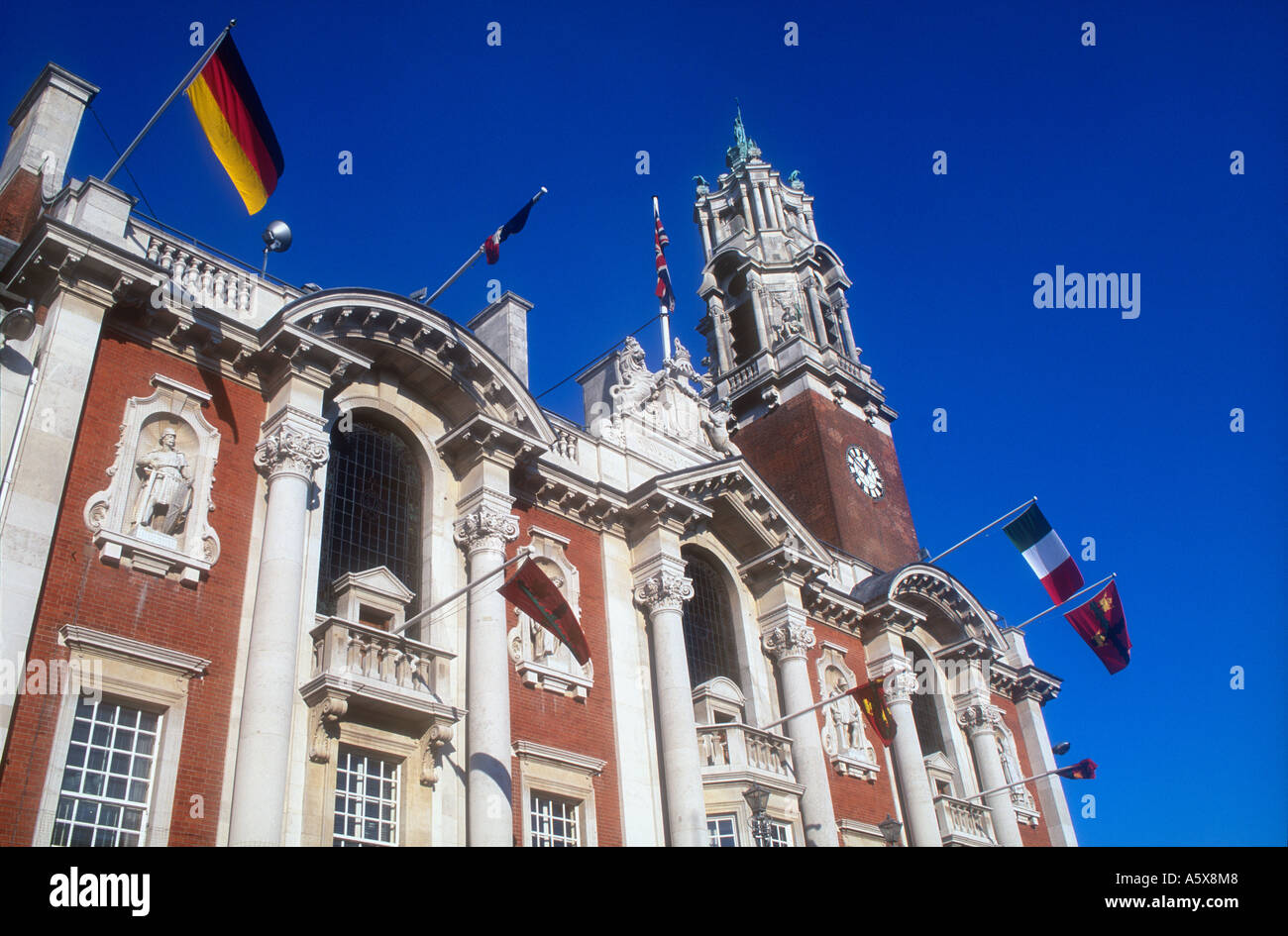 L'Angleterre Victorienne Essex Colchester Architecture Hôtel de Ville Banque D'Images