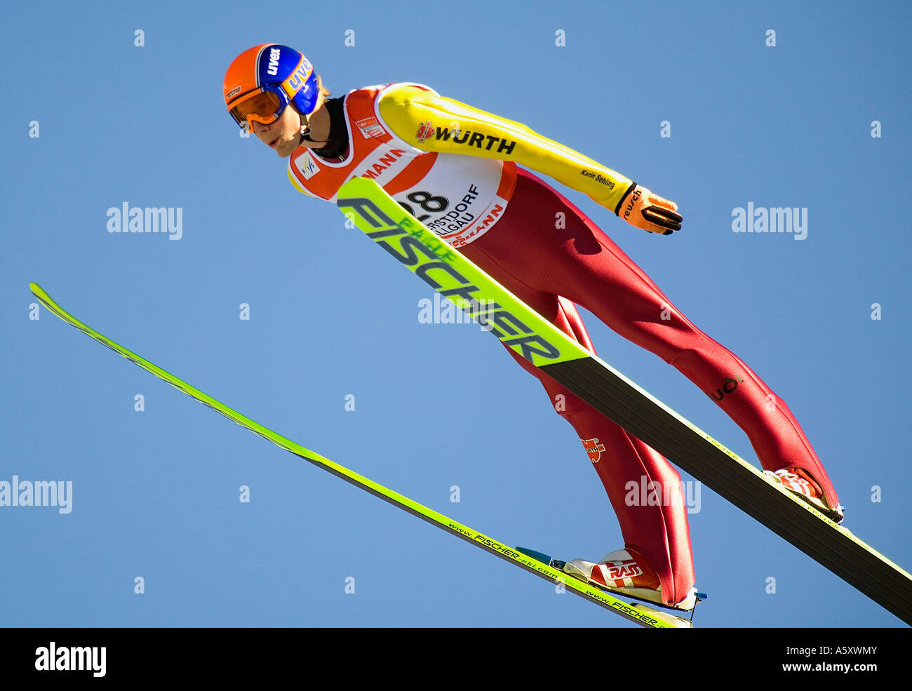 Stephan HOCKE Oberhof Skisprung Weltcup WSV Oberstdorf am 28 01 2007 Banque D'Images