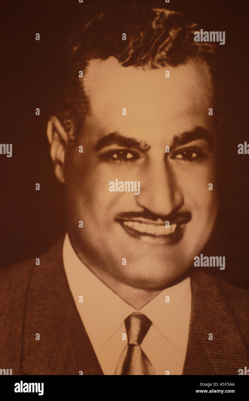 Gamal Abdel Nasser Egypte Banque D'Images