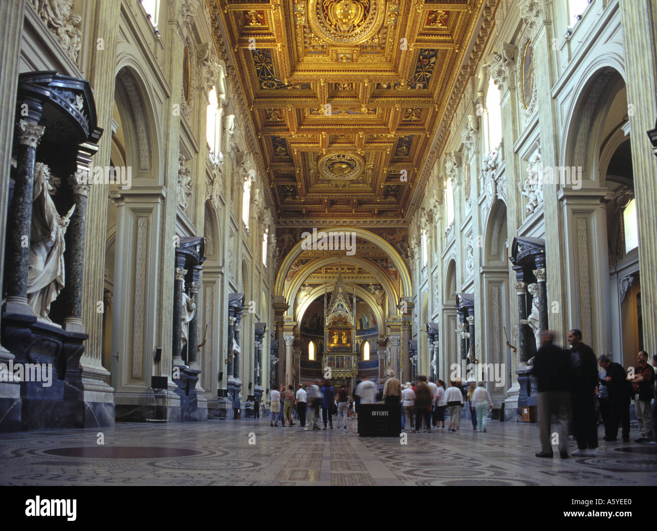 Le Vatican Basilique de San Giovanni à Rome Banque D'Images