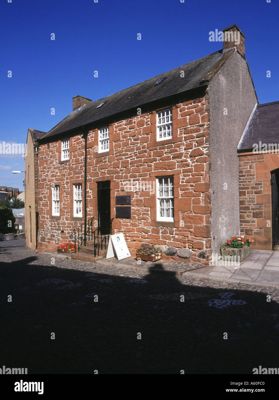 musée dh Robert Burns ecosse DUMFRIES GALLOWAY Rabbie Burns maison Poets tourisme Banque D'Images