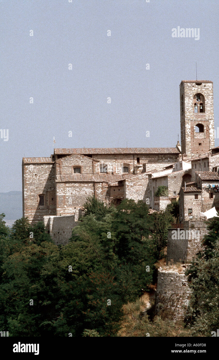 COLLE DI V D 'ELSA' ITALIE Vue du village de montagne dans la Région Toscane Florence Architecture Voyage Banque D'Images