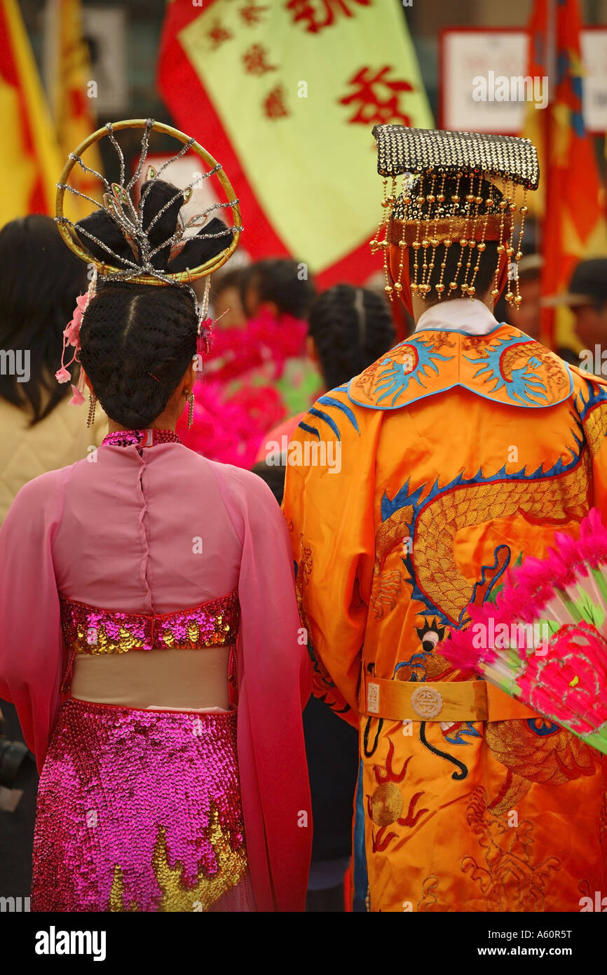 Célébration du Nouvel An chinois, Vancouver, Canada Banque D'Images