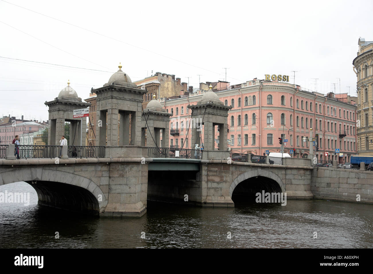 Les juges Painet1943 Russie pont anitchkov perspective Nevsky saint st. petersburg 200608012 empire de l'Est europe de l'architecture Banque D'Images