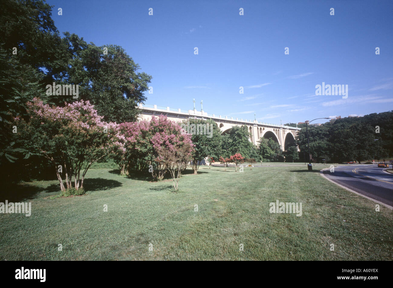 Taft Pont sur Rock Creek Park à Washington D.C. Banque D'Images