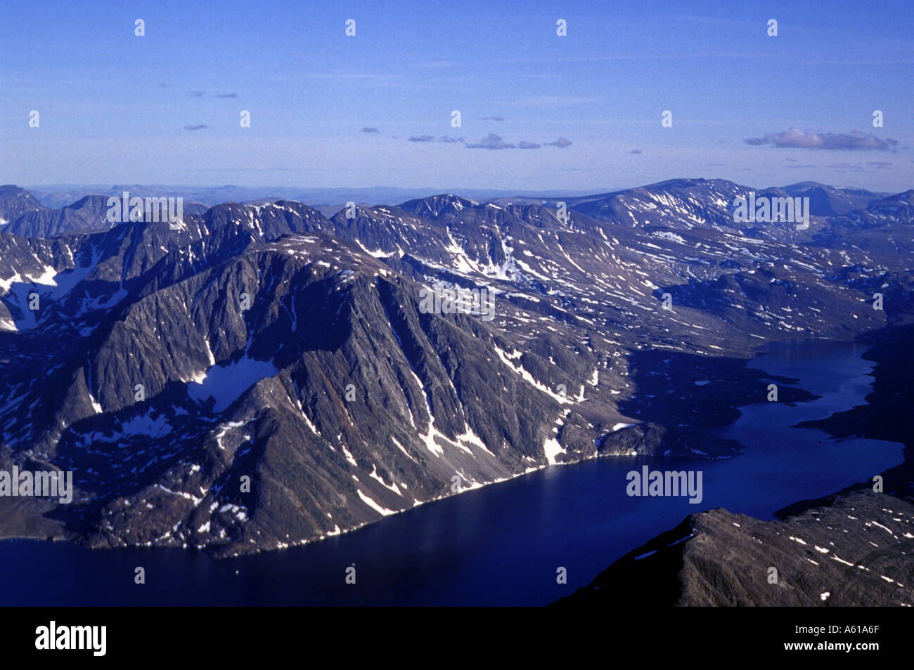 Mer du Labrador Labrador Montagne Torngat Banque D'Images