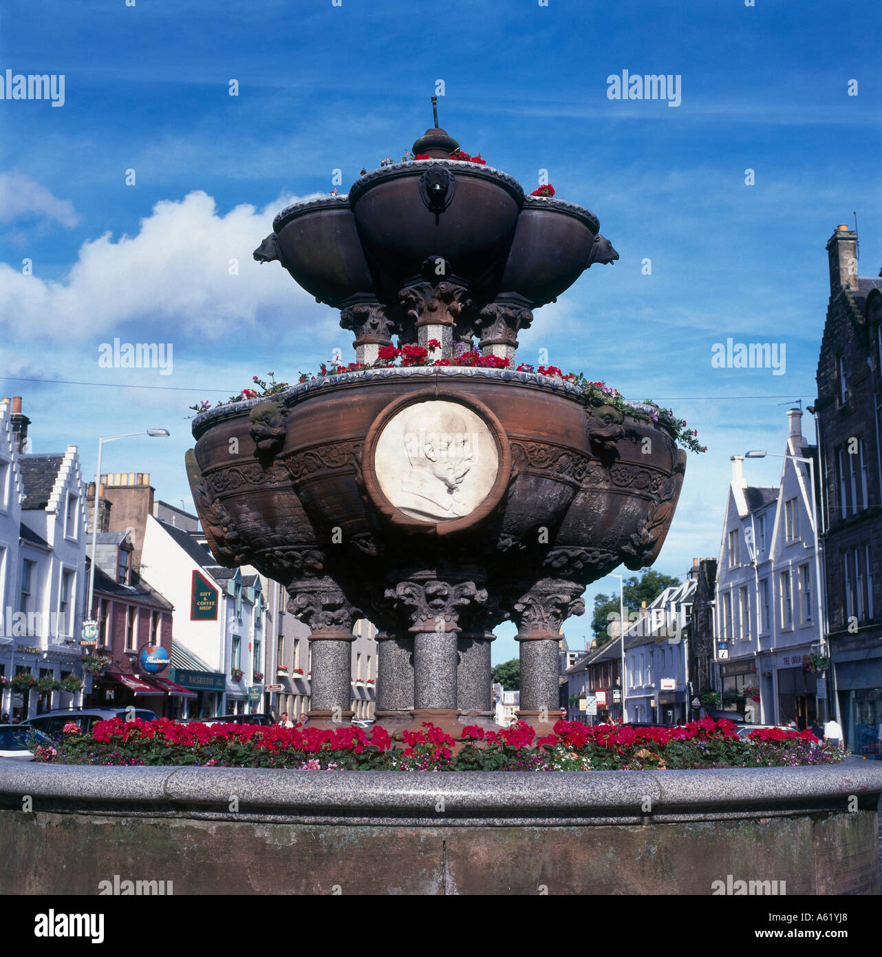 Monument à la ville, Market Street, St Andrews, Fife, Scotland Banque D'Images