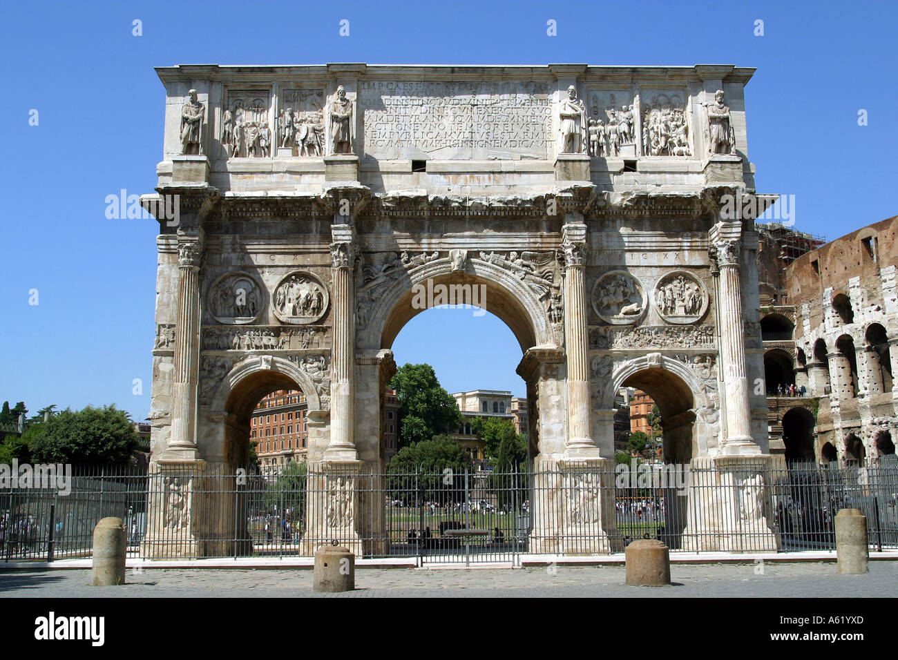 Arc de Constantin Rome Lazio Italie Banque D'Images