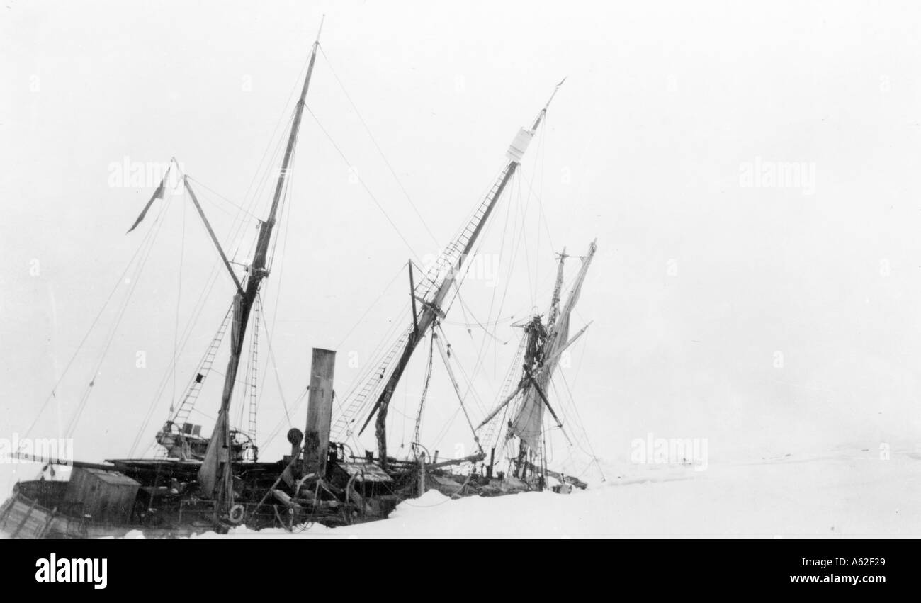 Le naufrage de l'expédition Antarctique Trans impériale d'Endurance Banque D'Images