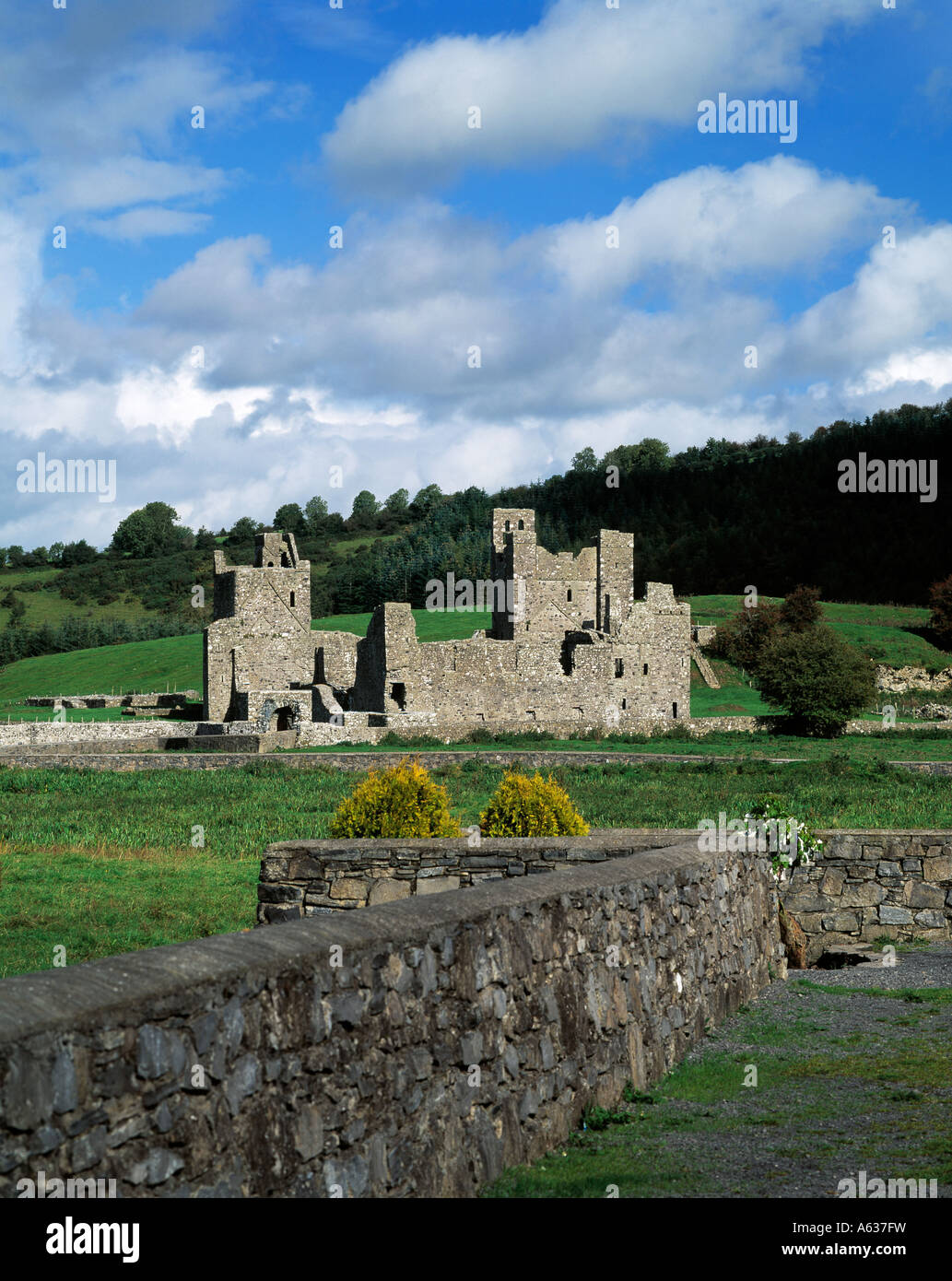 Ancienne demeure religieux irlandais Banque D'Images