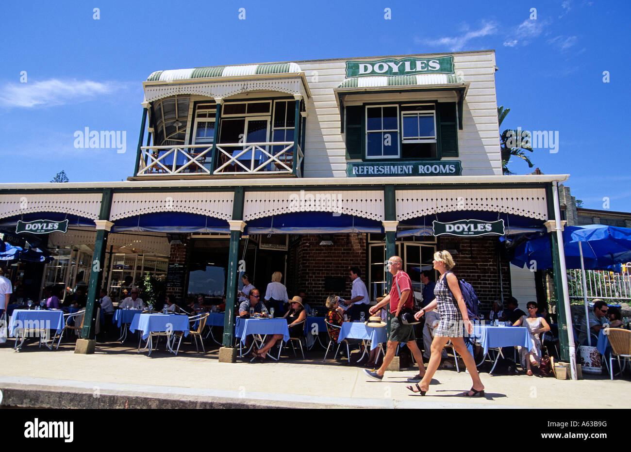 Océanie Australie Nouvelle Galles du Sud SYDNEY WATSONS BAY RESTAURANT DOYLES Banque D'Images