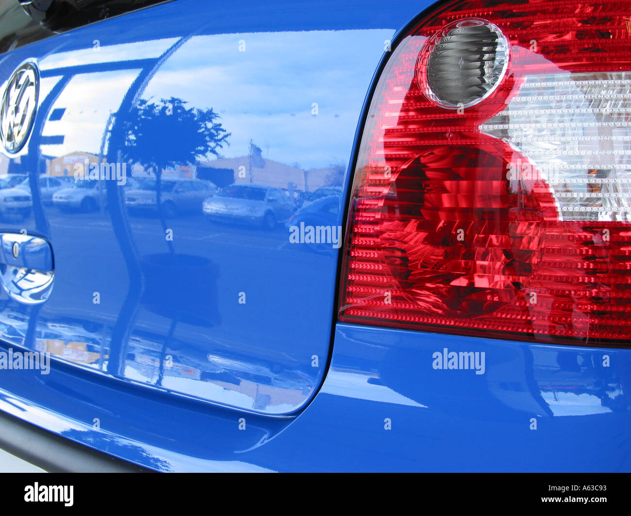 Ventes de voitures neuves Banque D'Images