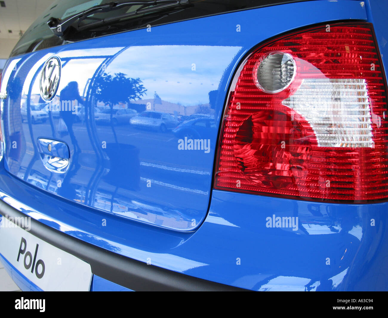 Ventes de voitures neuves Banque D'Images