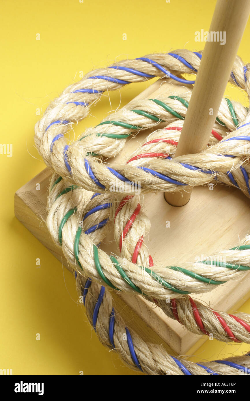 Ring Toss Game Banque D'Images