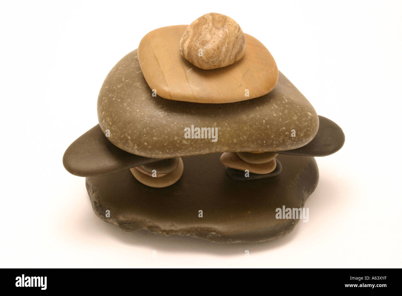 Close up sur un Inuskshuk l'Art Inuit Sculpture Banque D'Images