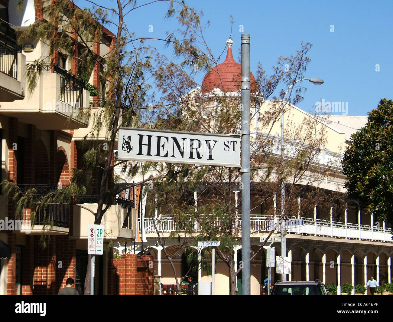 Henry Street, Perth Fremantle en Australie occidentale Banque D'Images
