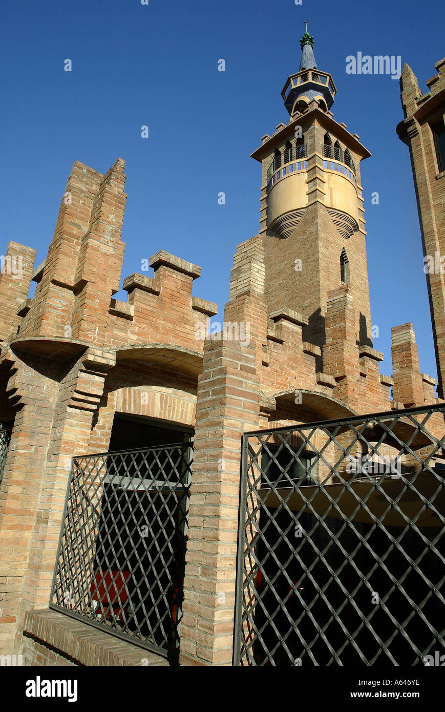 CAIXAFORUM MUSEUM DE LA VILLE DE BARCELONE ESPAGNE Banque D'Images