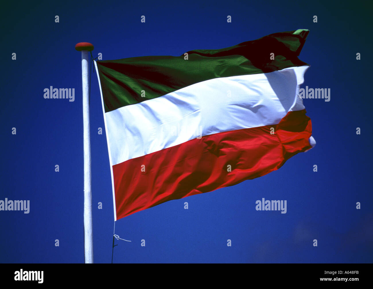 L'Iran le traditionnel drapeau iranien Banque D'Images