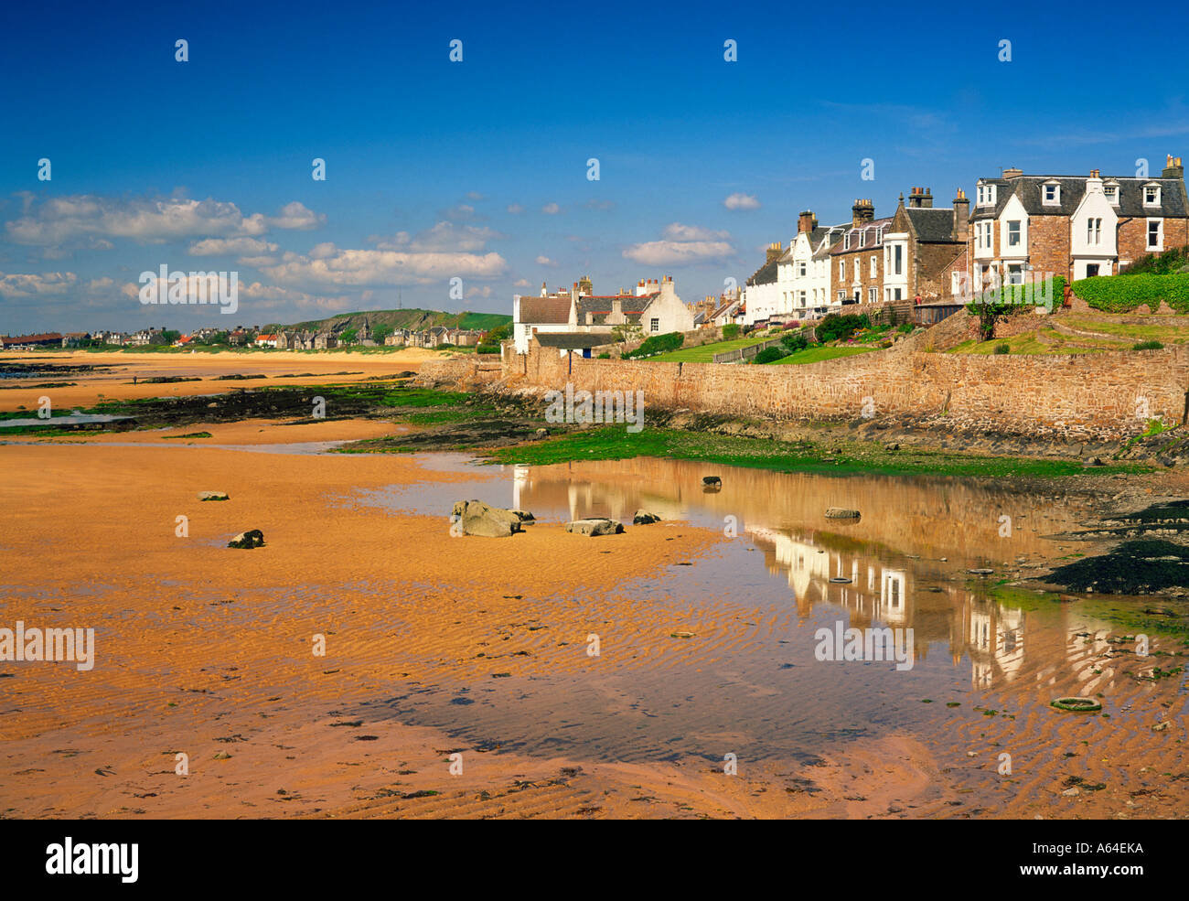 Elie front de mer dans le Fife Ecosse Banque D'Images