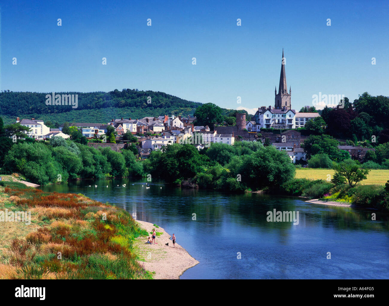 Ross-on-Wye dans le Herefordshire Banque D'Images