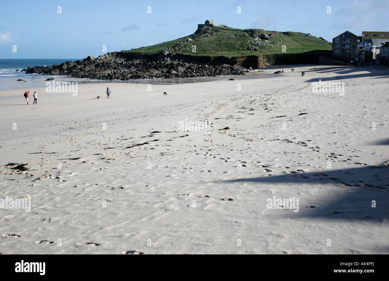 Porthmeor beach à St Ives, Cornwall sud ouest Banque D'Images