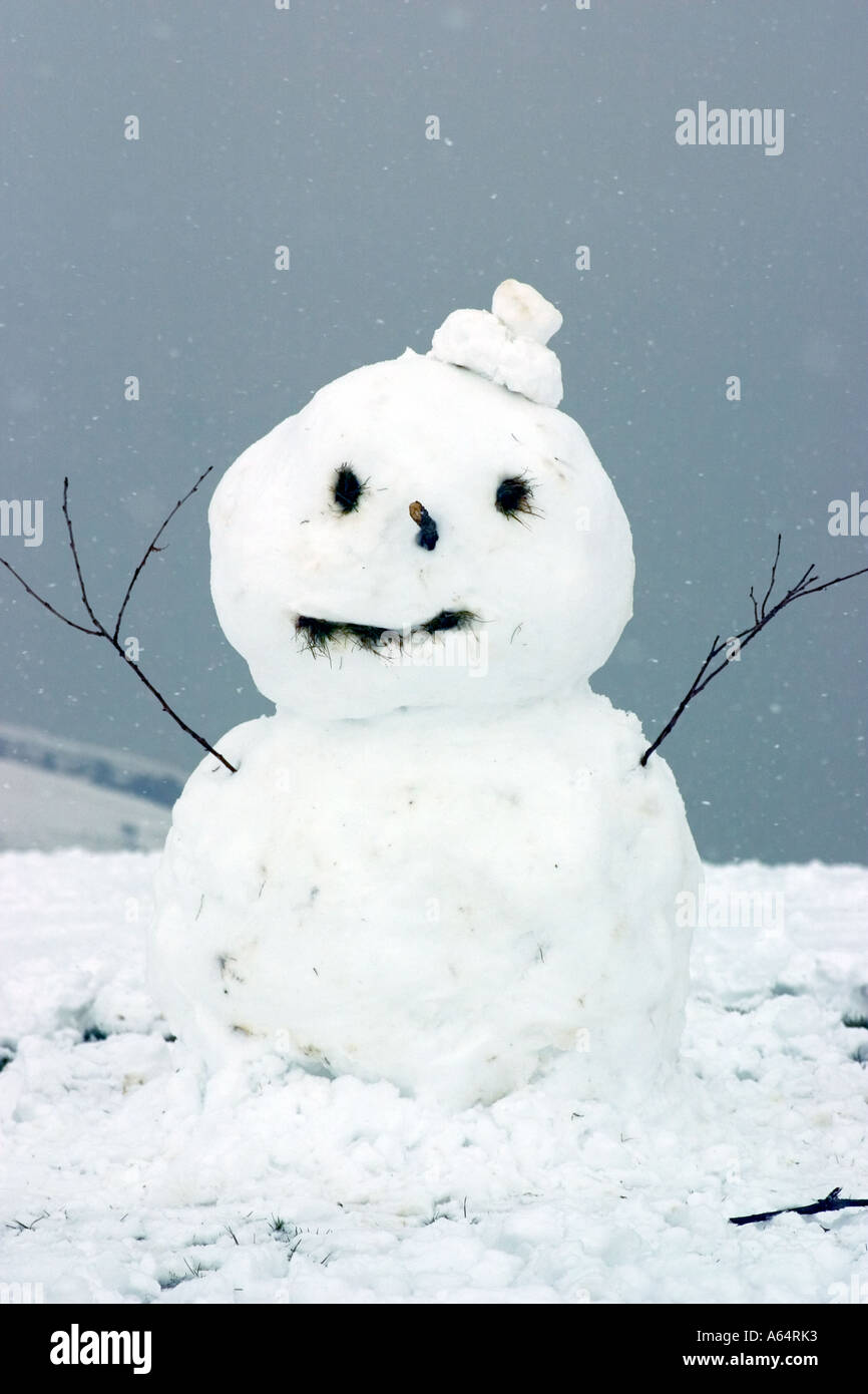 Nom commun : Snowman Banque D'Images Nom commun : Snowman Banque D'Images