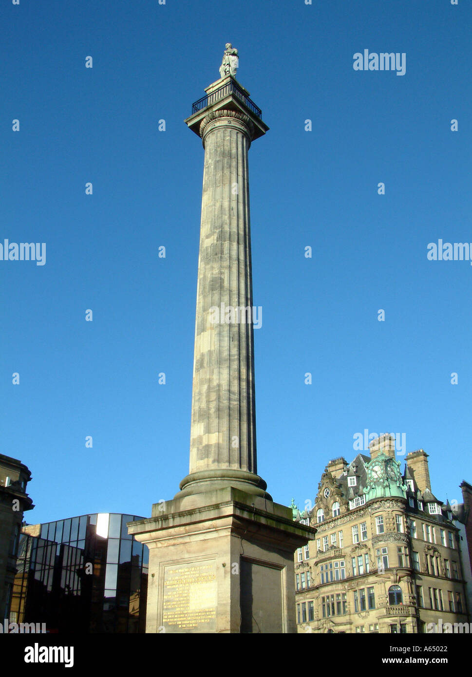 Charles Earl Grey K C Monument Newcastle upon Tyne Banque D'Images