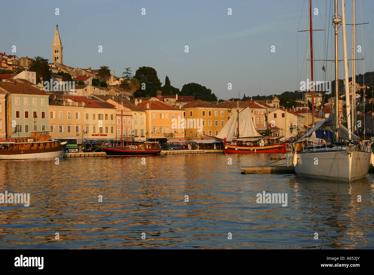 Mali Losinj, Croatie, Losinj Island. Banque D'Images