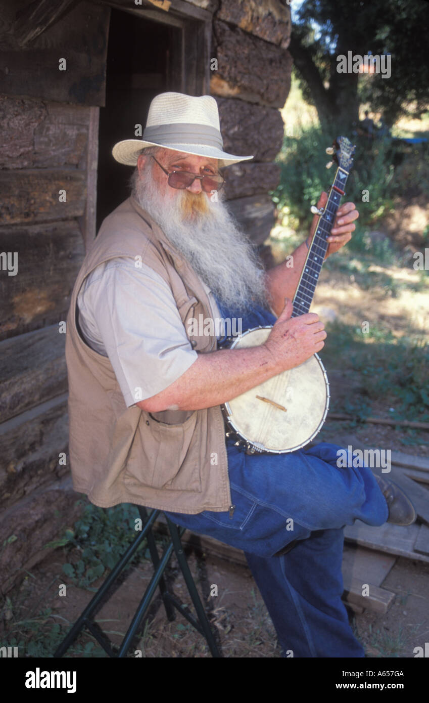 Topanga Banjo et concours de violoneux Paramount Ranch California United States Banque D'Images