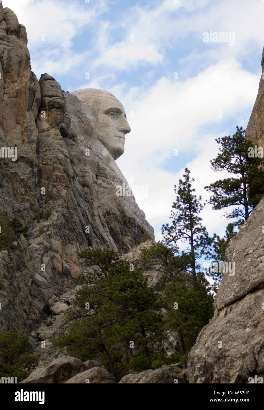 Mount Rushmore National Memorial le Dakota du Sud USA Banque D'Images