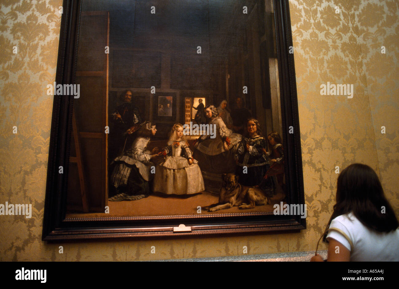 Prado a Madrid Espagne Velazquez Las Meninas (les bonnes de l'honneur) Banque D'Images