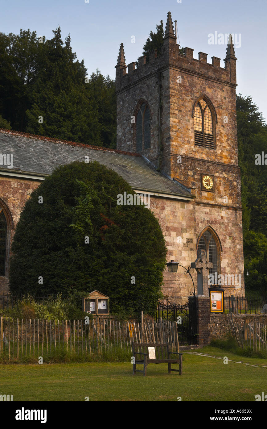 Église à Milton Abbas, Dorset Banque D'Images