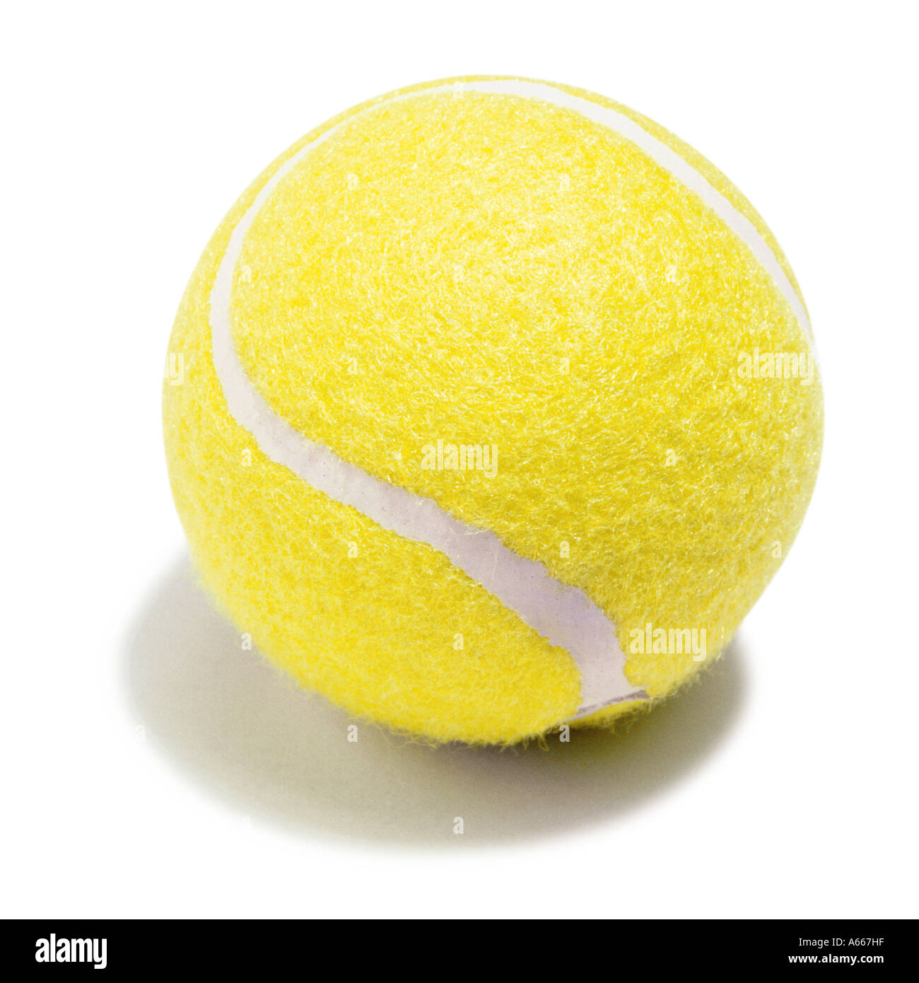 Une balle de tennis Banque D'Images