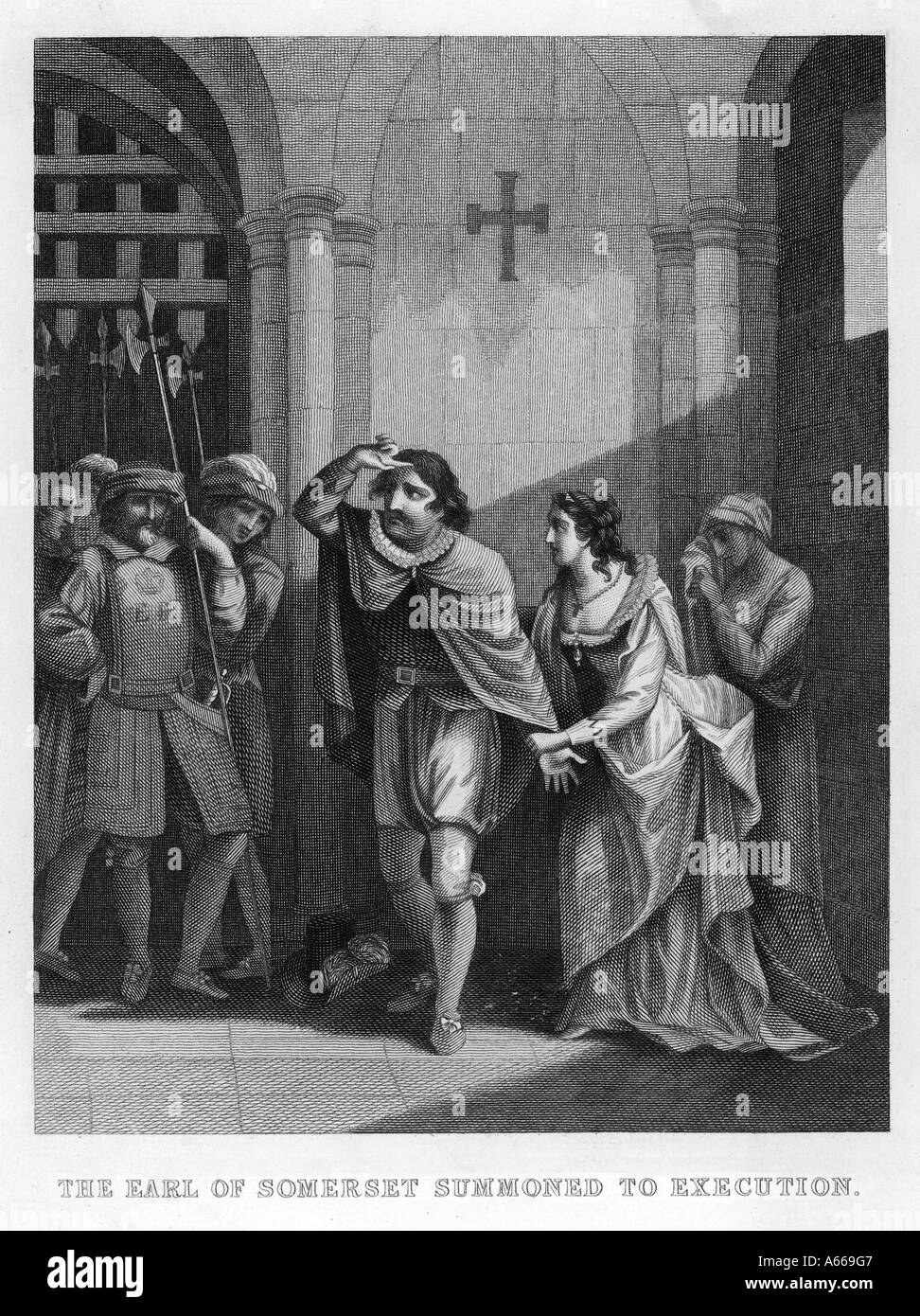 Le Somerset exécuté Banque D'Images
