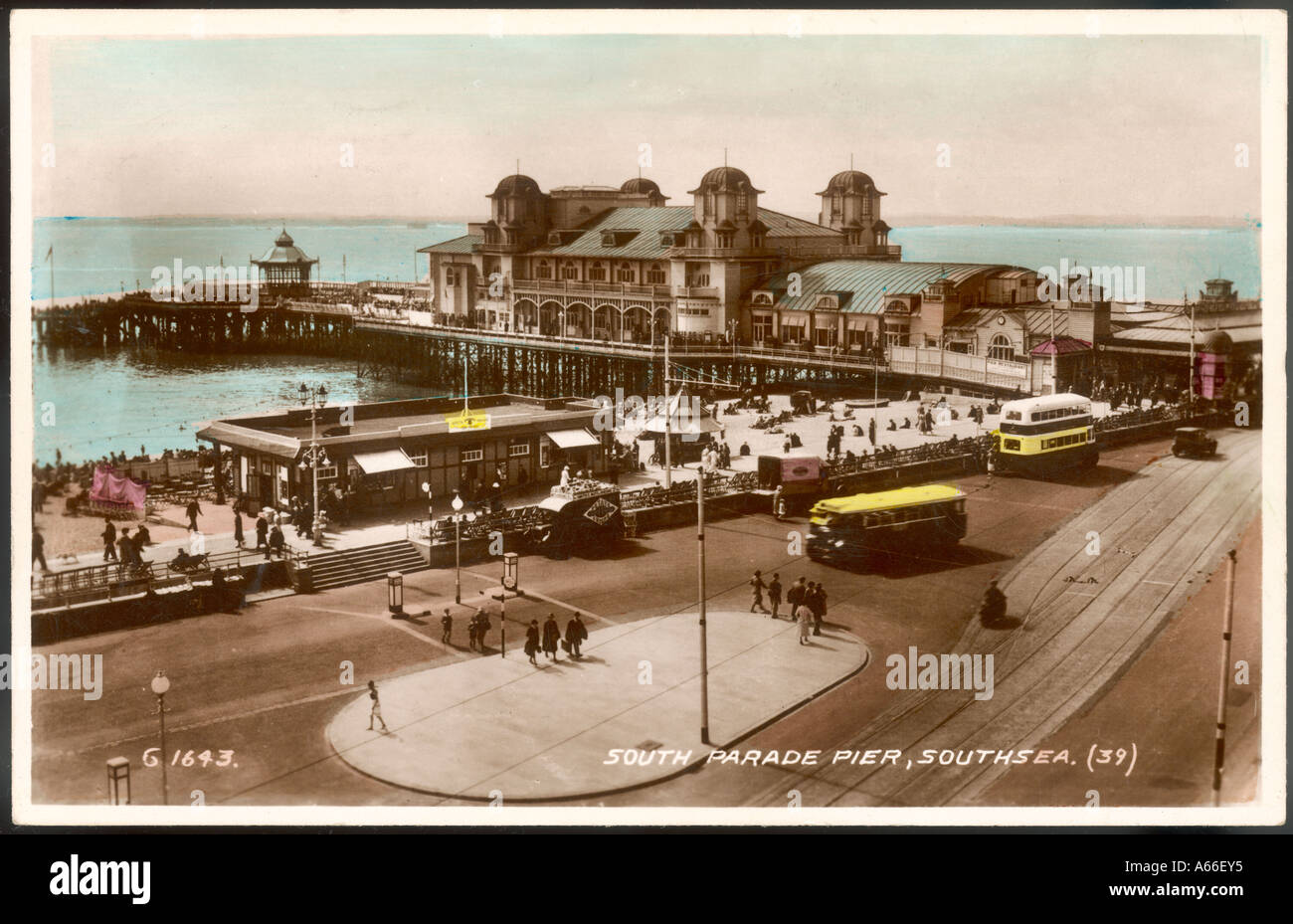 1930 Hants Southsea Banque D'Images