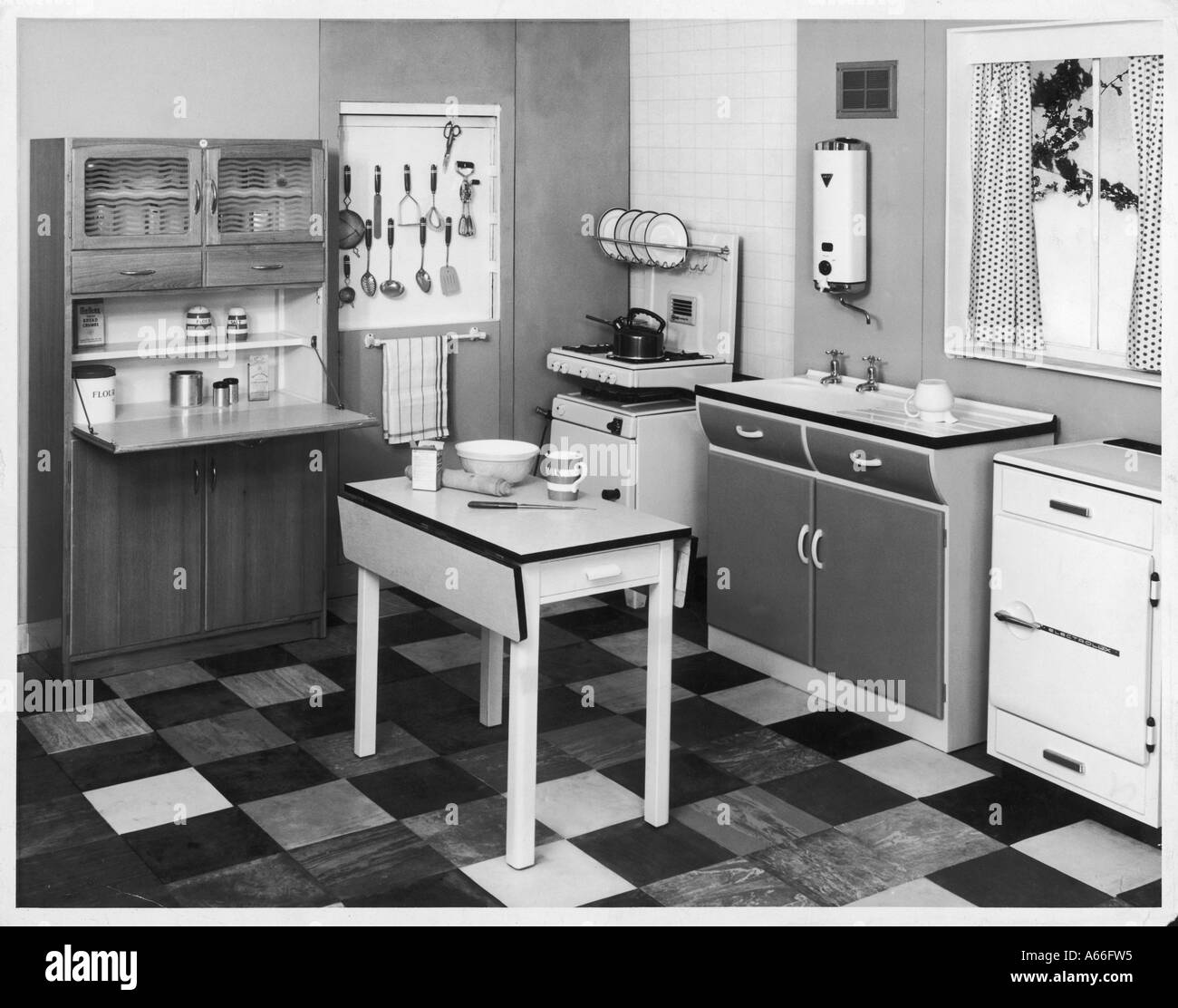 cuisine des années 1960 Photo Stock Alamy