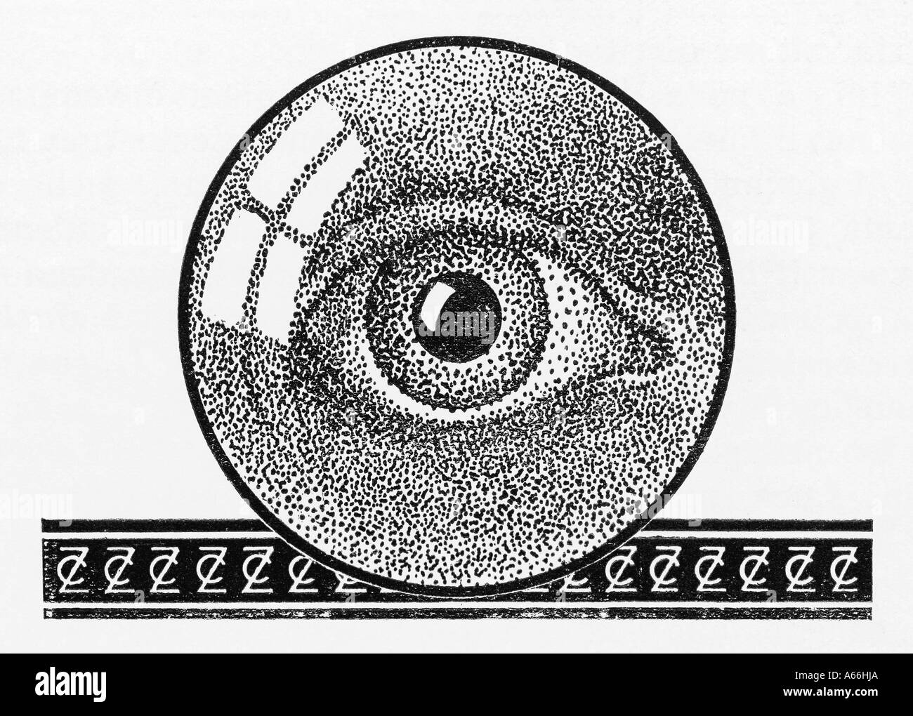 Schéma électrique de l'oeil 1928 Banque D'Images