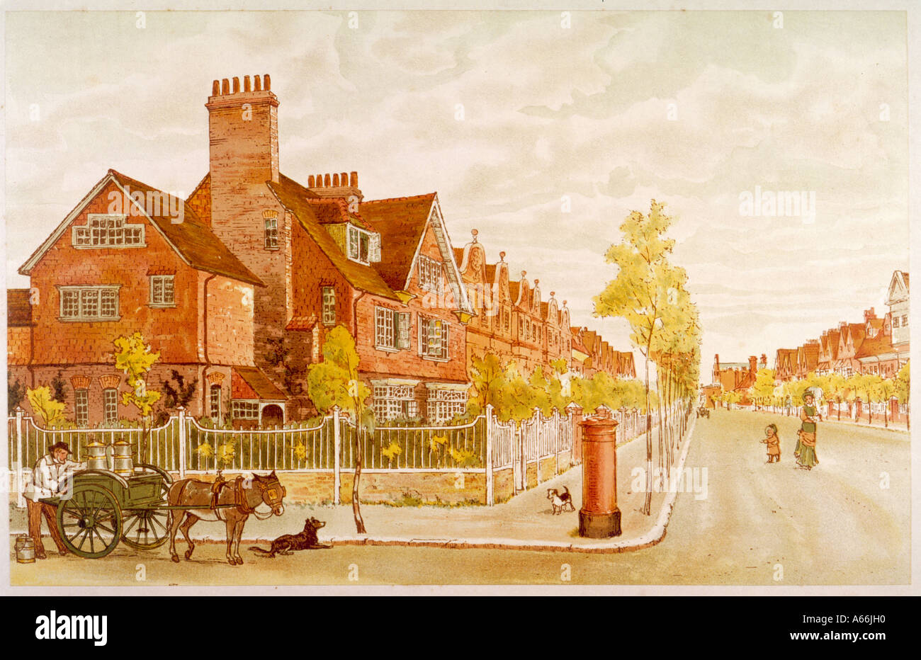 Bedford Park Avenue 89 Banque D'Images