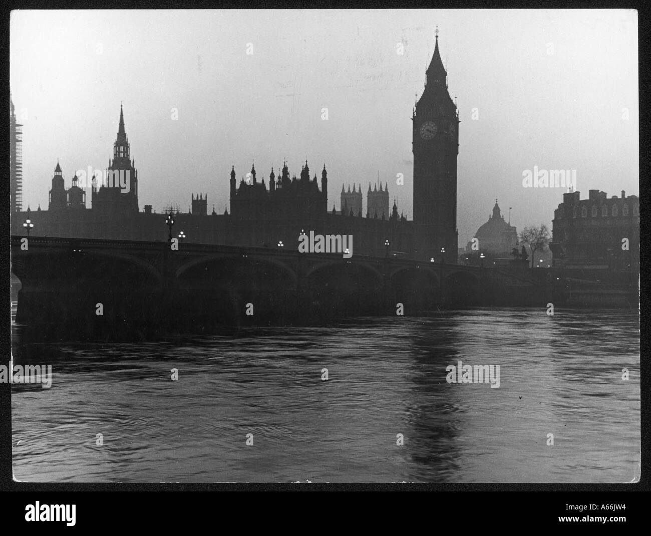 Le pont de Westminster Banque D'Images