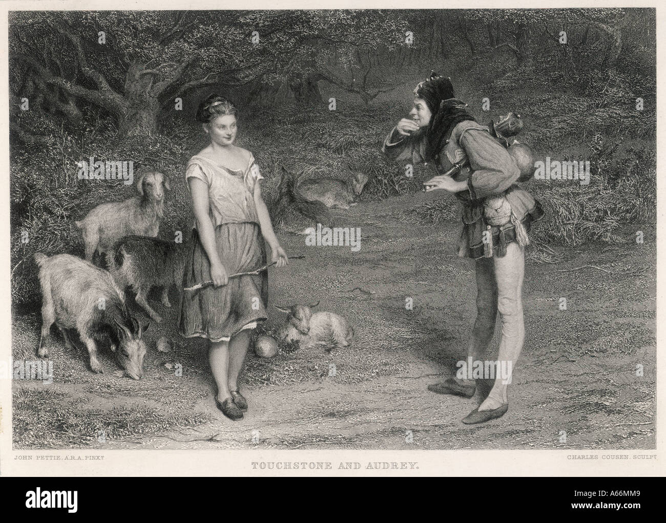 Ayli Audrey Touchstone Banque D'Images