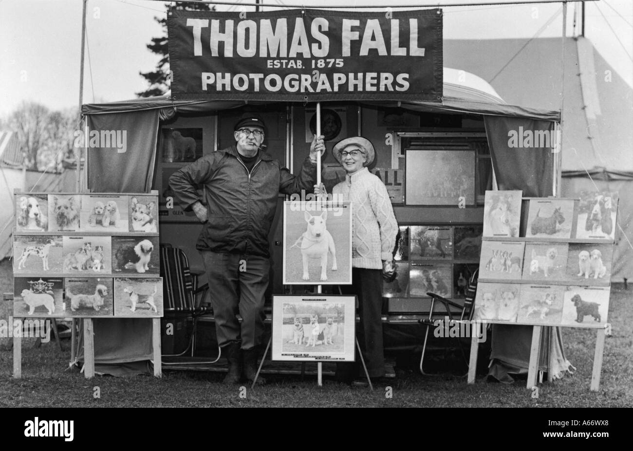 Automne 1972 Stand Burrows Banque D'Images
